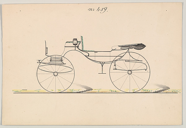 Design for Vis-à-vis/ Barouche, no. 459