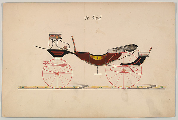 Design for Vis-à-vis/ Barouche, no. 465