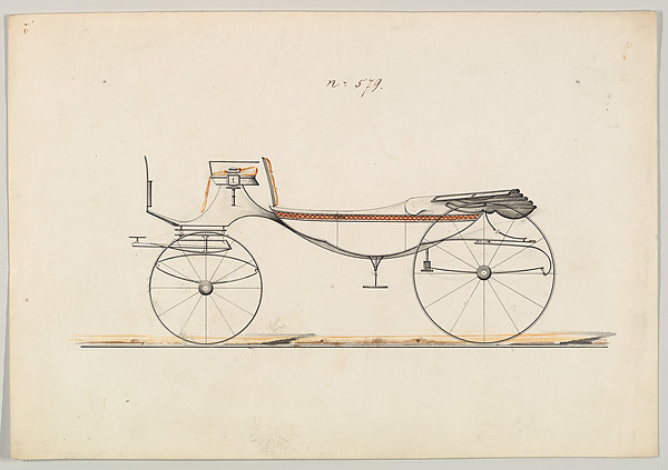 Design for Vis-à-vis/ Caleche, no. 579