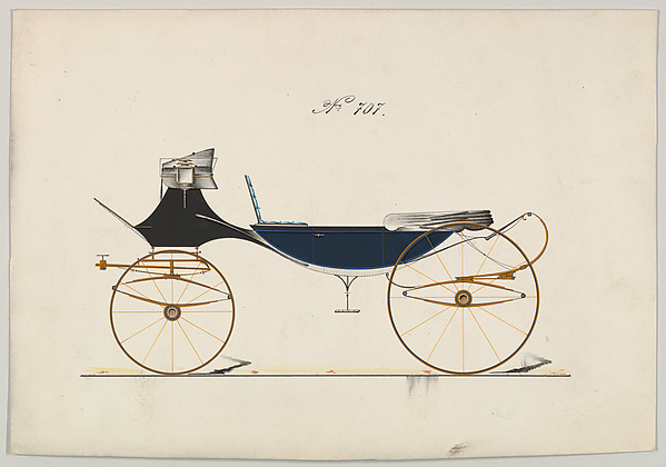 Design for Vis-à-vis/ Caleche, no. 707