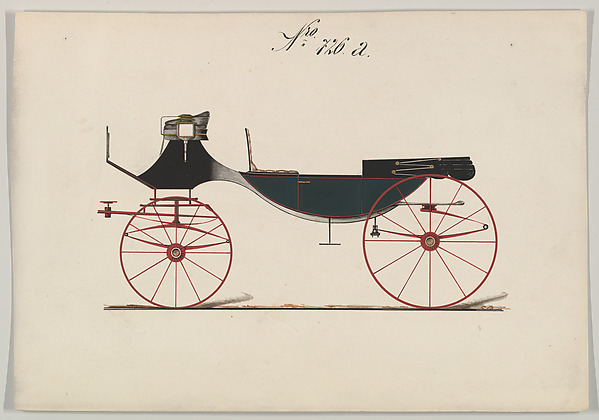 Design for Vis-à-vis/ Caleche, no. 726a