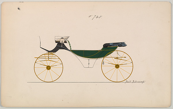 Design for Vis-à-vis/ Caleche, no. 745