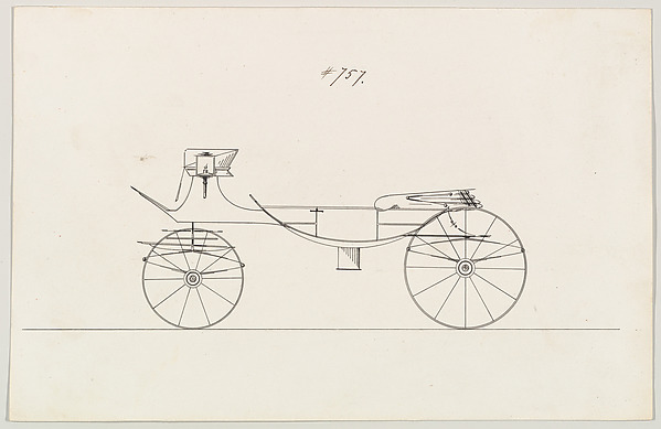 Design for Vis-à-vis/ Barouche, no. 757