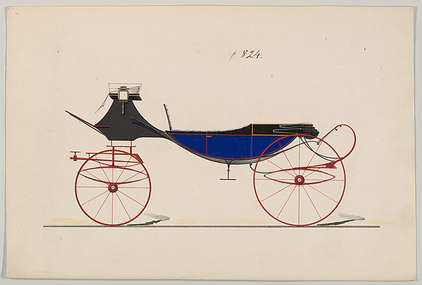 Design for Vis-à-vis/ Barouche, no. 824