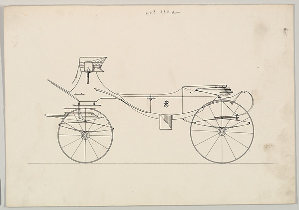 Design for Vis-à-vis/ Barouche, no. 838a