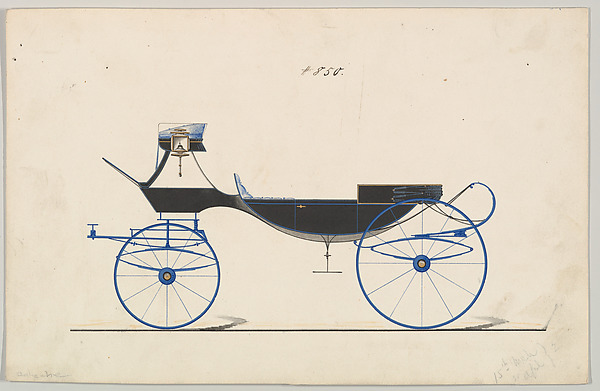 Design for Vis-à-vis/ Caleche, no. 850