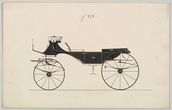 Design for Vis-à-vis, no. 883