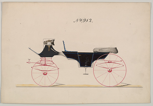 Design for Vis-à-vis/ Caleche, no. 912