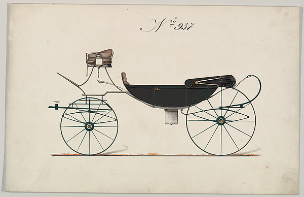 Design for Vis-à-vis/ Caleche, no. 957