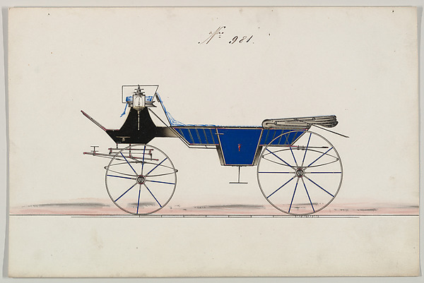 Design for Vis-à-vis/ Caleche, no. 981