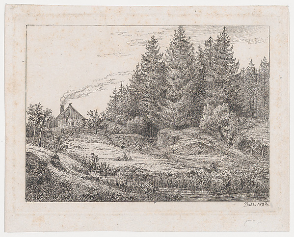 Peasant's Hut at the Edge of a Forest