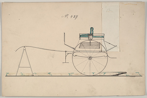 Design for Dog Cart, no. 437