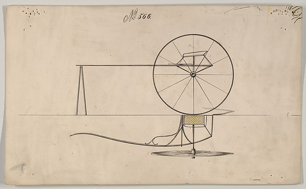 Design for Sulky, no. 566