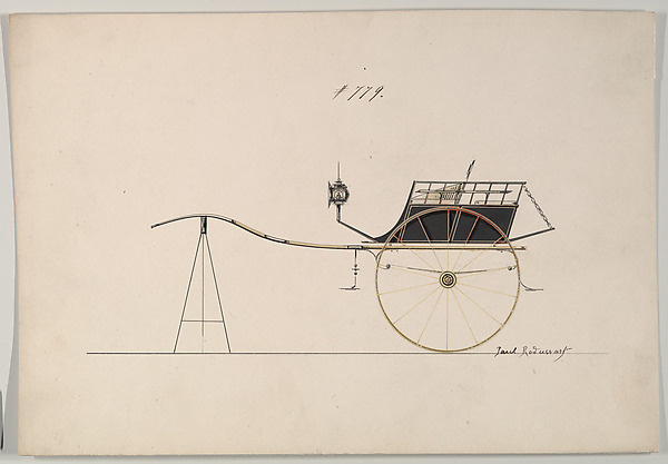 Design for Village Cart, no. 779