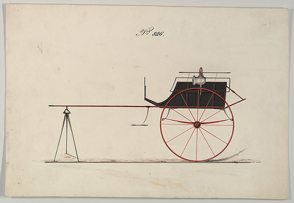 Design for Tandem Cart, no. 886