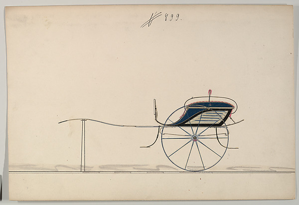 Design for Cart/Gig, no. 899