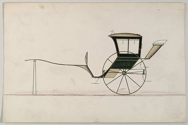 Design for Hansom Cab (unnumbered)