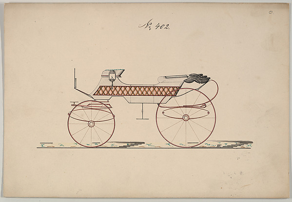 Design for Two Seat Phaeton, no. 402