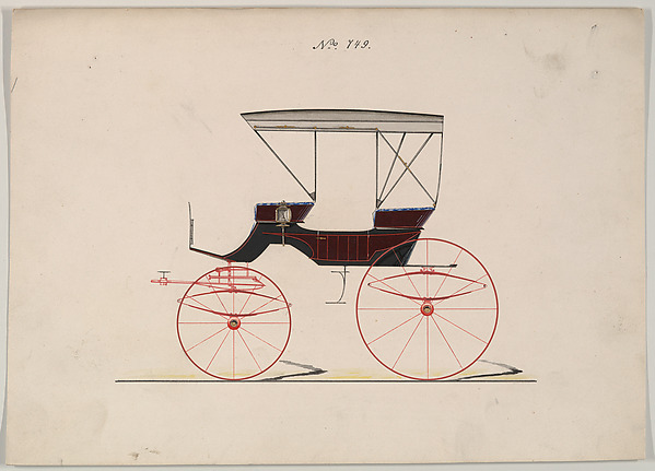 Design for Park Phaeton or Chariotte, no. 749