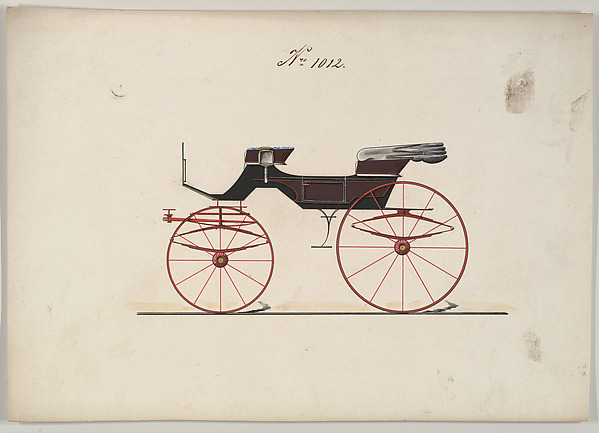 Design for Phaeton, no. 1012