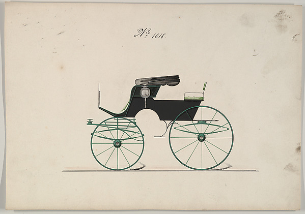 Design for Stanhope Phaeton, no. 1018