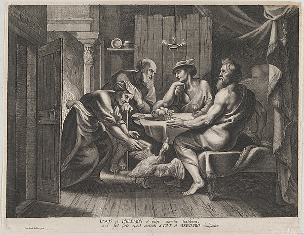 Jupiter and Mercury with Philemon and Baucis