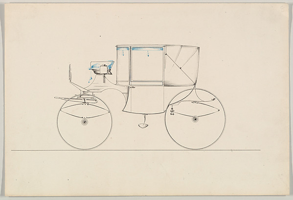Design for Double Front Landaulet (unnumbered) by Brewster & Co., The Metropolitan Museum of Art