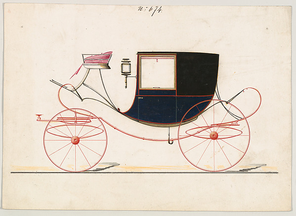 Design for Chariot or Chariot D'Orsay, no. 674
