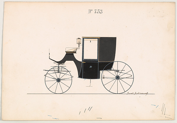 Design for Brougham, no. 733