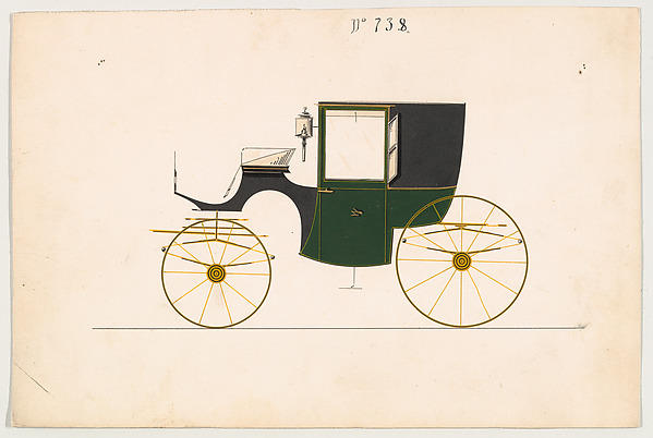 Design for Brougham, no. 738