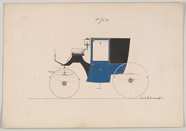 Design for Brougham, no. 754