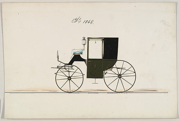 Design for Brougham, no. 1049