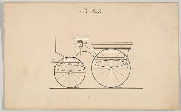 Design for Wagonette or Omnibus, no. 129