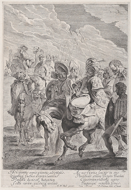 A Turkish Prince on Horseback