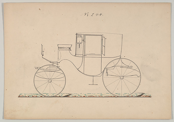 Design for Coupé, no. 244 ("Big Clarence on C springs")