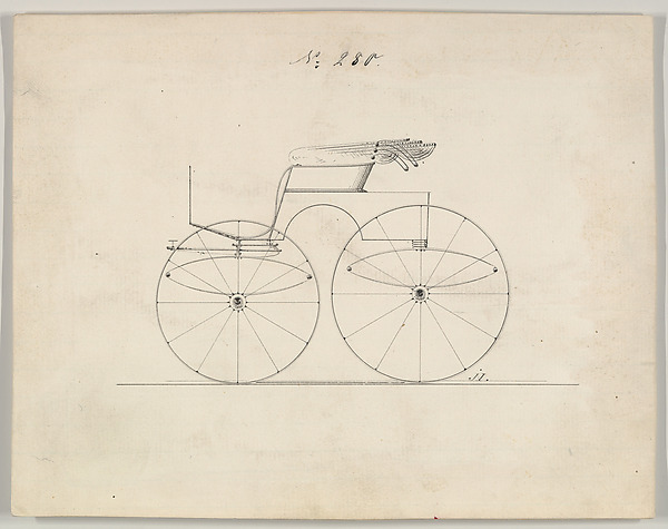 Design for Road Wagon / Driving Phaeton, no. 280 by Brewster & Co., The Metropolitan Museum of Art