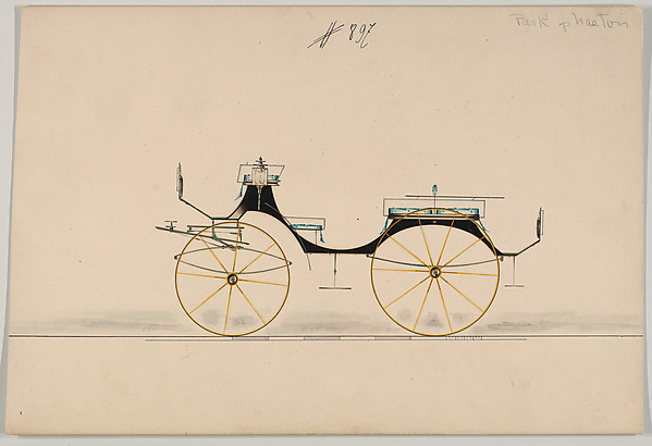 Design for Phaeton, no. 897