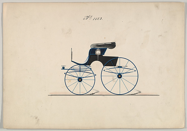 Design for Unclassified Carriage, no. 1023