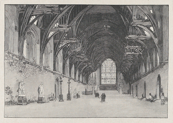 Interior of Westminster Hall