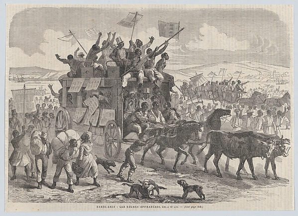 Emancipated Blacks in the United States, from "Le Journal Illustré"