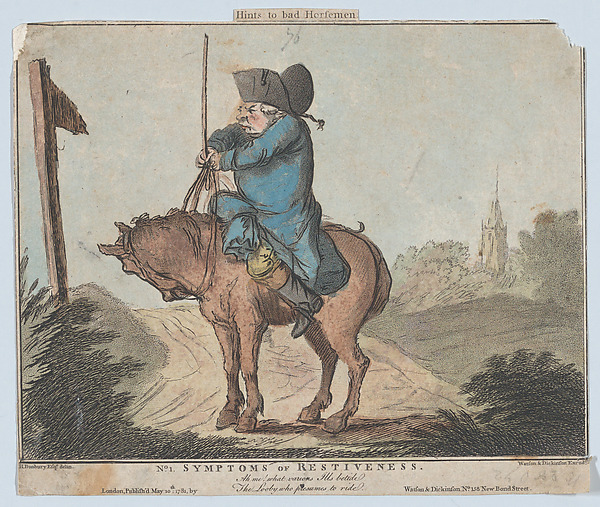Hints to Bad Horsemen, No. 1: Symptoms of Restiveness