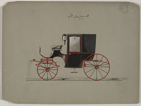 Design for Brougham, no. 3477b