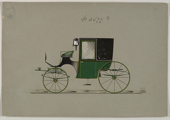Design for Brougham, no. 3477a