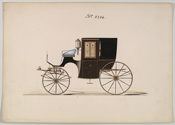 Design for Brougham, no. 3346