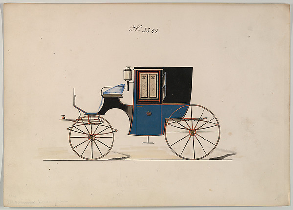 Design for Brougham, no. 3341