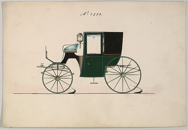 Design for Brougham, no. 3293