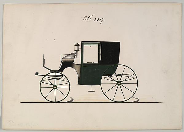 Design for Brougham, no. 3017