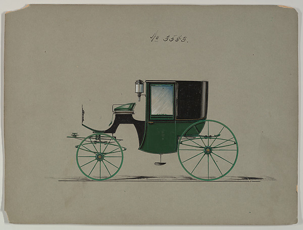 Design for Brougham, no. 3583