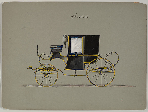 Design for Brougham, no. 3606