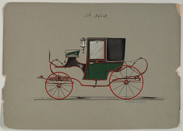 Design for Brougham, no. 3613